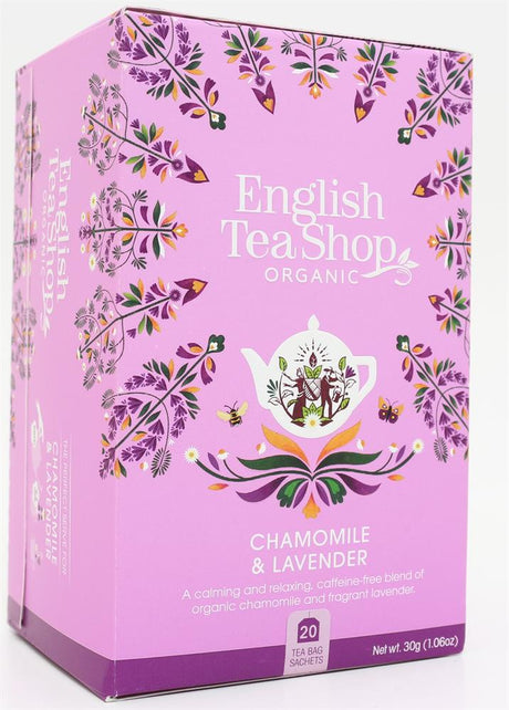 Chamomile & Lavender - 20 Tea Bag Sachets - Greenlands Health Store
