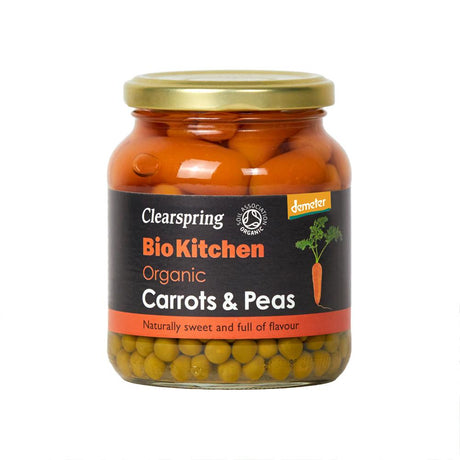 Bio Kitchen Organic Carrots & Peas 350g - Greenlands Health Store