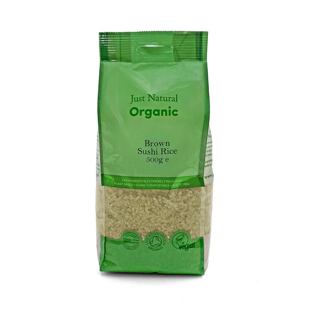 Organic Brown Sushi Rice 500g - Greenlands Health Store