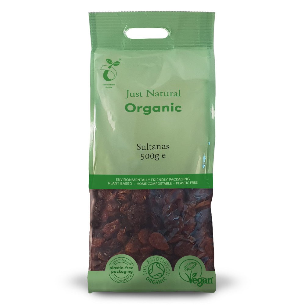 Organic Sultanas 500g - Greenlands Health Store