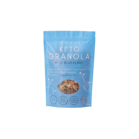 Wild Blueberry Keto Granola 300g - Greenlands Health Store