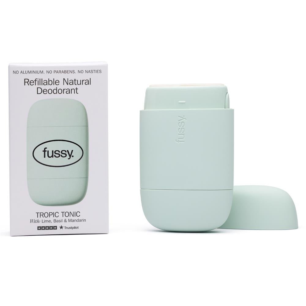 Fussy Refillable Natural Deodorant Tropic Tonic 40g - Greenlands Health Store