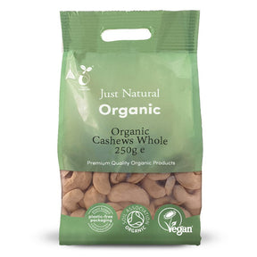 Organic Cashews Whole 250g - Greenlands Health Store