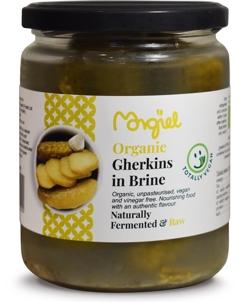 Organic Raw Gherkins in Brine 500g - Greenlands Health Store
