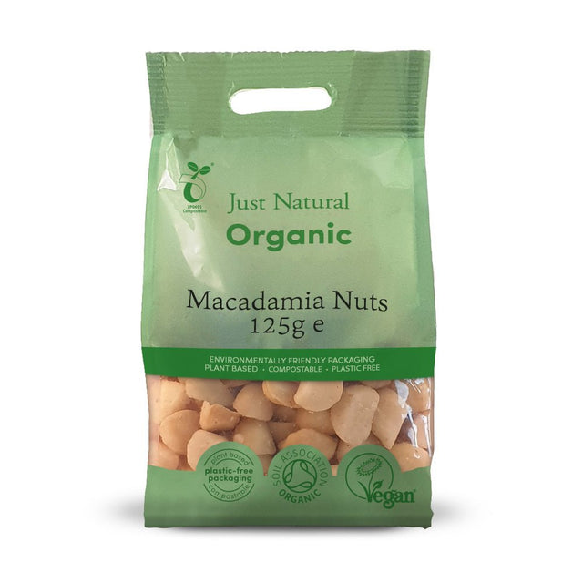 Organic Macadamia Nuts 125g - Greenlands Health Store