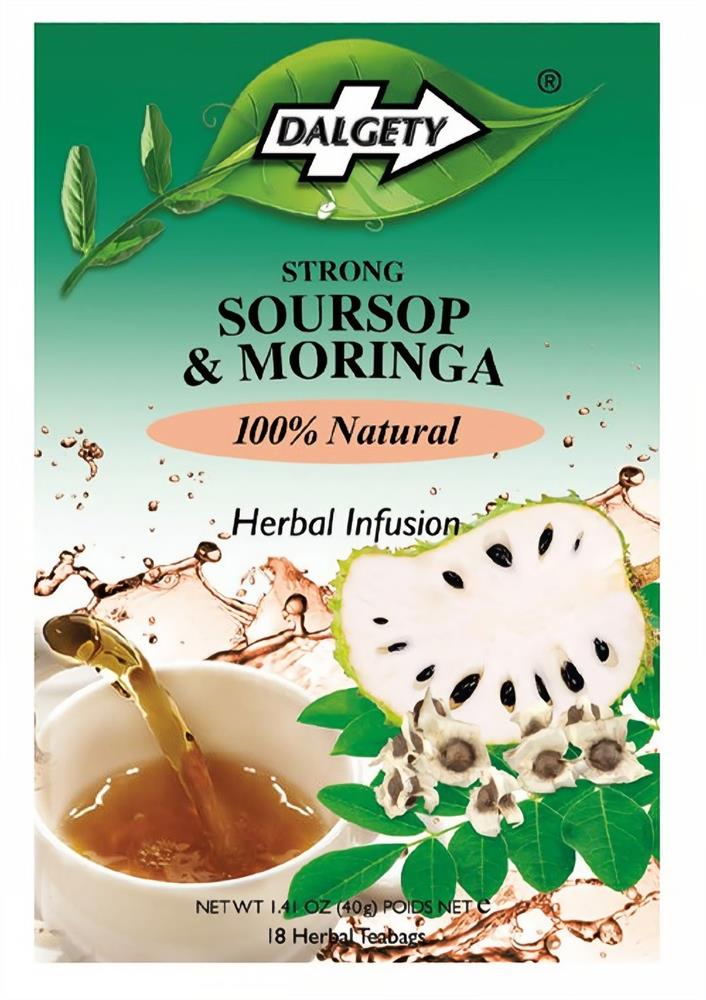 Dalgety Soursop & Moringa 18 Teabags - Greenlands Health Store