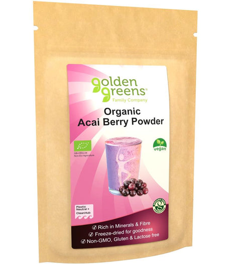 Organic Acai Berry Powder 50g - Greenlands Health Store