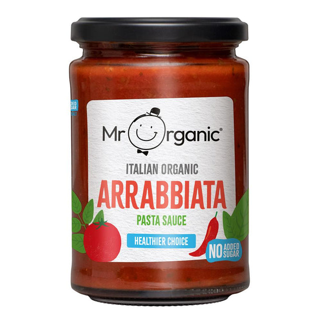 Mr Organic Healthier Choice Arrabbiata Pasta Sauce 350g - Greenlands Health Store