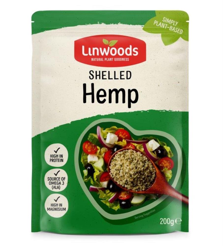 Linwoods Shelled Hemp Mix 200g - Greenlands Health Store