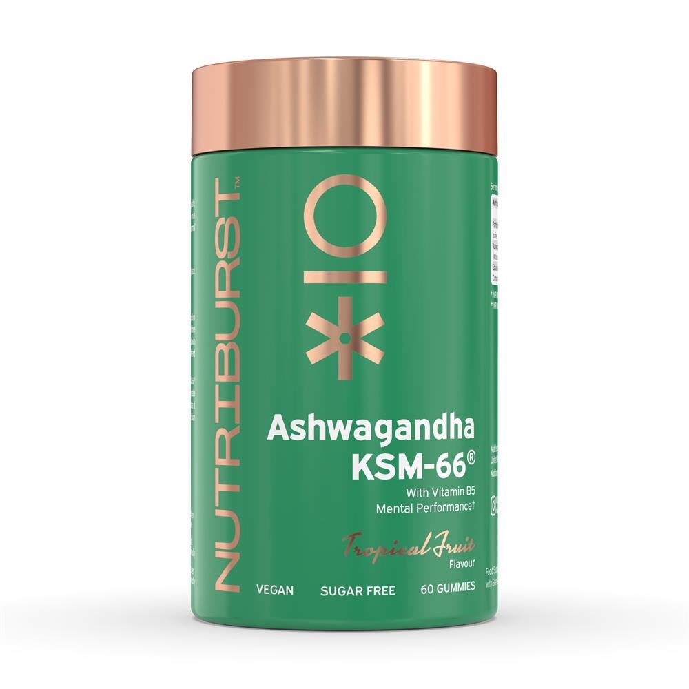 Sugar - Free Vegan Ashwagandha KSM - 66 60 x Gummies 180g - Greenlands Health Store