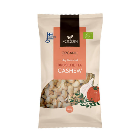 Organic Dry Roasted Bruschetta Cashews - Greenlands Health Store