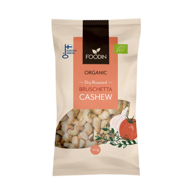 Organic Dry Roasted Bruschetta Cashews - Greenlands Health Store