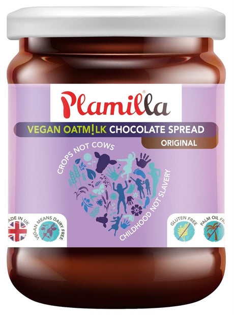Plamilla Vegan Oat Milk Spread Original Hazelnut 275g - Greenlands Health Store