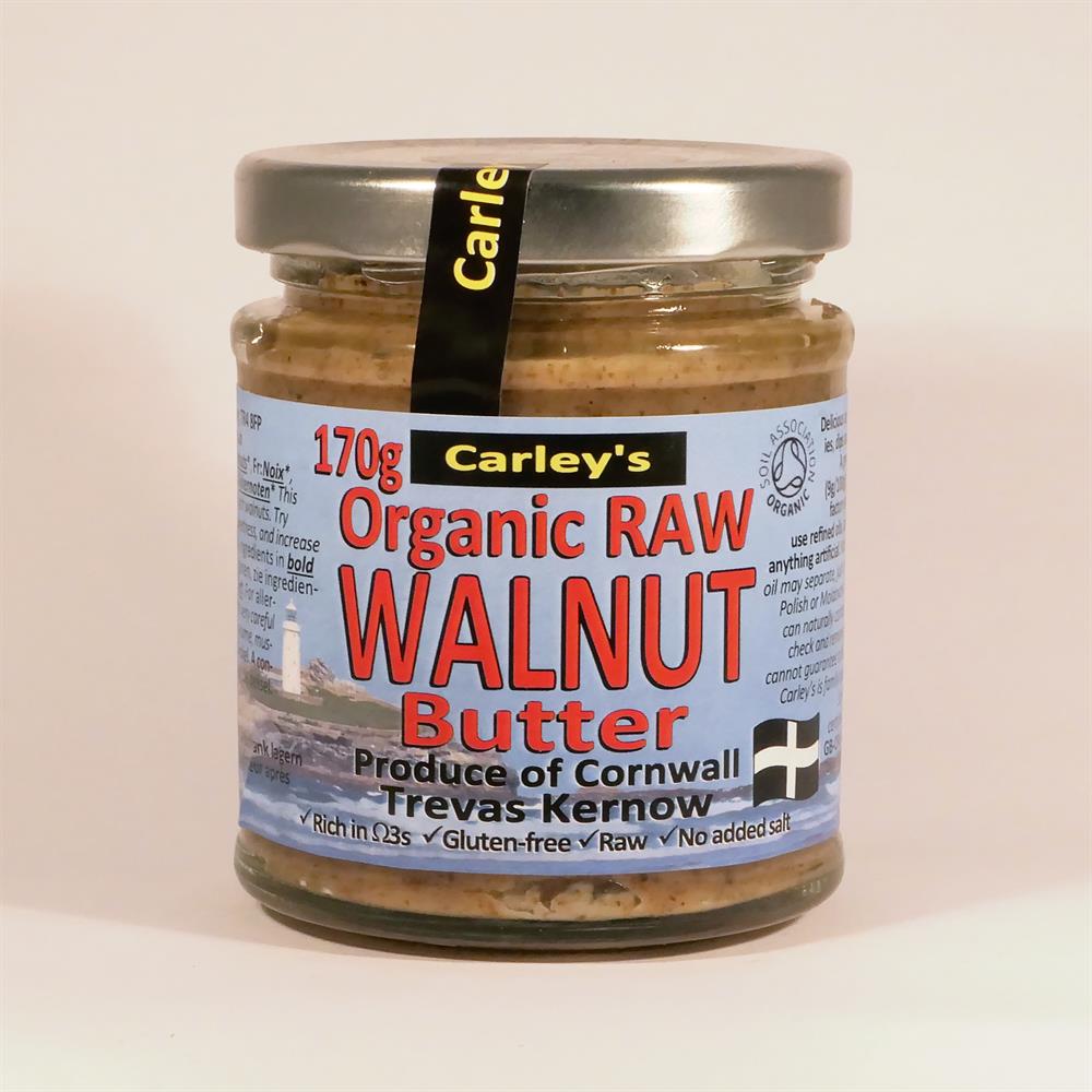 Organic Raw Walnut Butter 170g - Greenlands Health Store