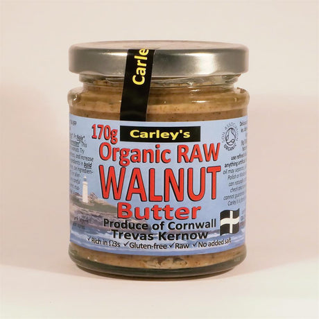 Organic Raw Walnut Butter 170g - Greenlands Health Store