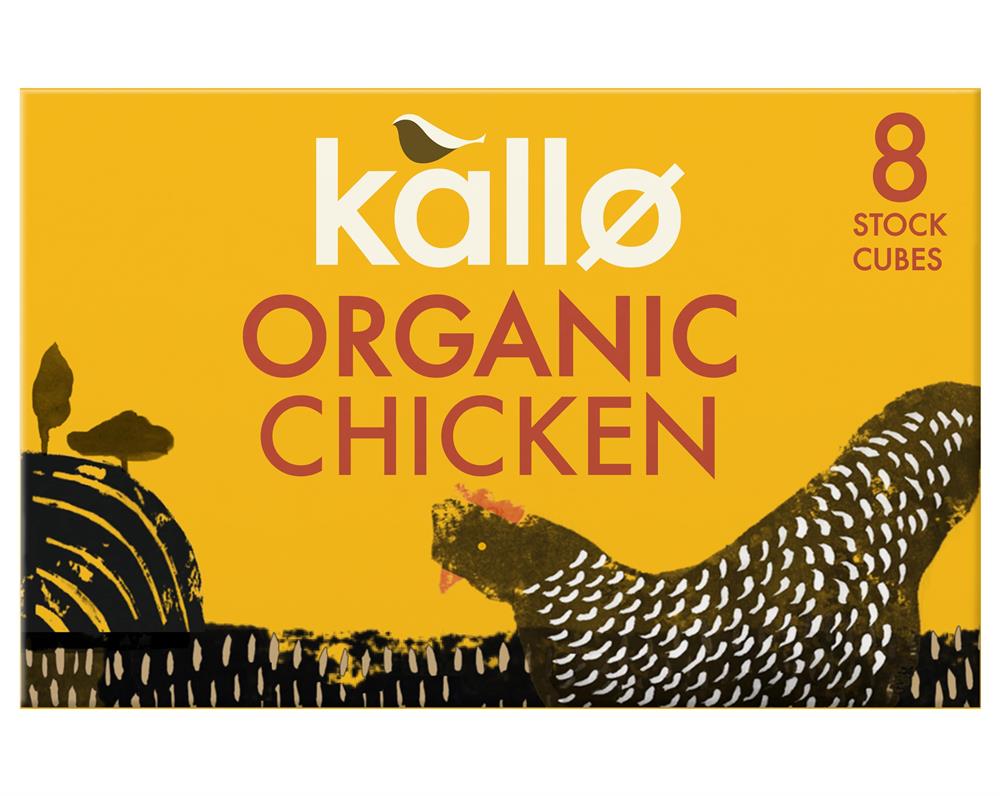 Organic Chicken Stock Cubes 88g - Greenlands Health Store