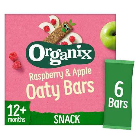 Raspberry & Apple Organic Soft Oat Snack Bars Multipack(6x23g) - Greenlands Health Store