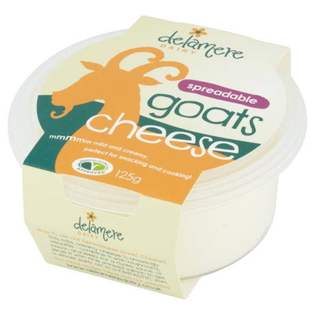 Delamere Dairy Spreadable Goats Cheese 125g - Greenlands Health Store