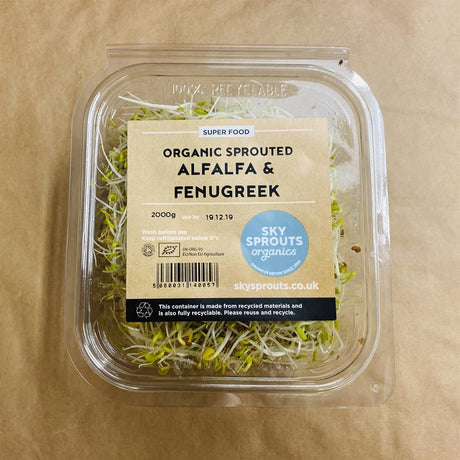 Organic Sprouted Alfalfa & Fenugreek 100g - Greenlands Health Store