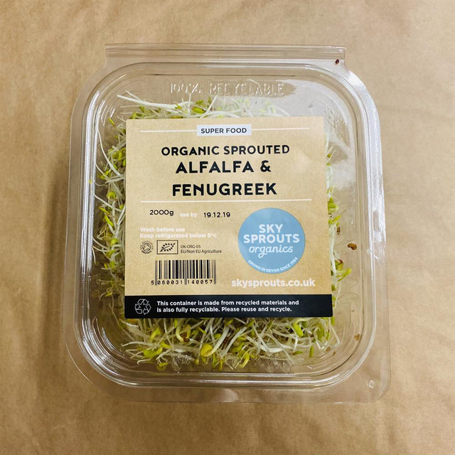 Organic Sprouted Alfalfa & Fenugreek 100g - Greenlands Health Store