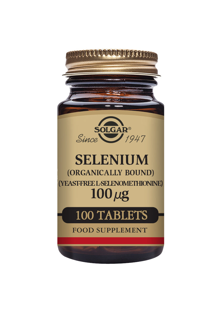 Solgar® Selenium (Yeast-Free) 100 µg Tablets - Pack of 100 - Greenlands Health Store