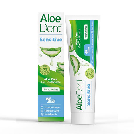 Sensitive Aloe Vera Toothpaste + Echinacea Mint 100ml - Greenlands Health Store