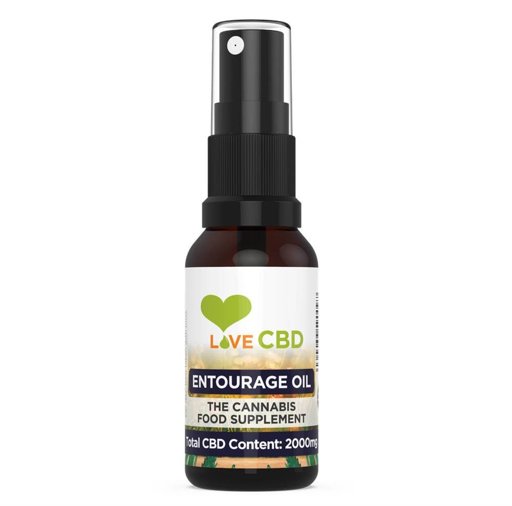 Love CBD 2000mg Entourage Oil - Greenlands Health Store