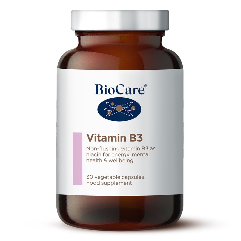 Vitamin B3 (niacinamide 100mg) 30 capsules - Greenlands Health Store