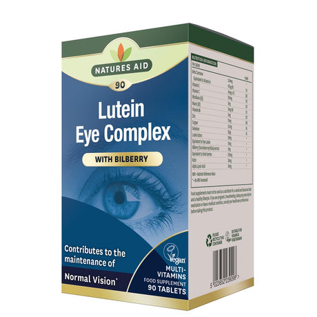 Lutein Complex with Bilberry 90 Tabs - Greenlands Health Store