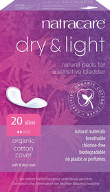 Dry & Light Incontinence Pads Slim x 20 - Greenlands Health Store