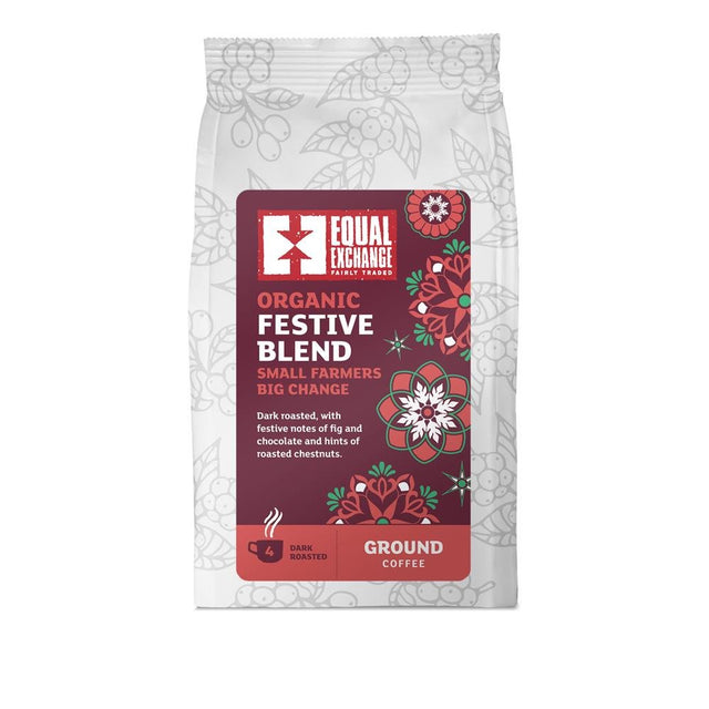 Organic Festive Blend Ground Coffee 200g - Greenlands Health Store