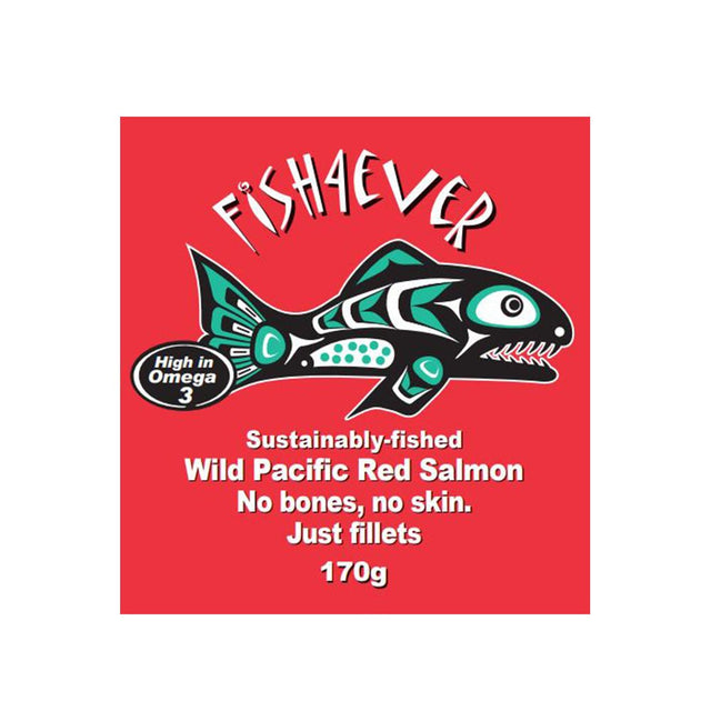 Wild Pacific Red Salmon Filleted 170g - Greenlands Health Store
