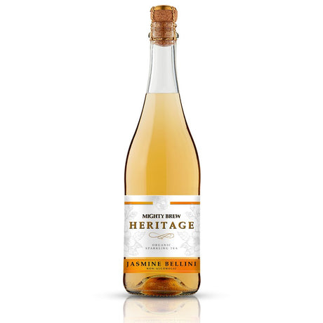 Heritage Jasmine Bellini Organic Kombucha Non - Alc. 750ML - Greenlands Health Store