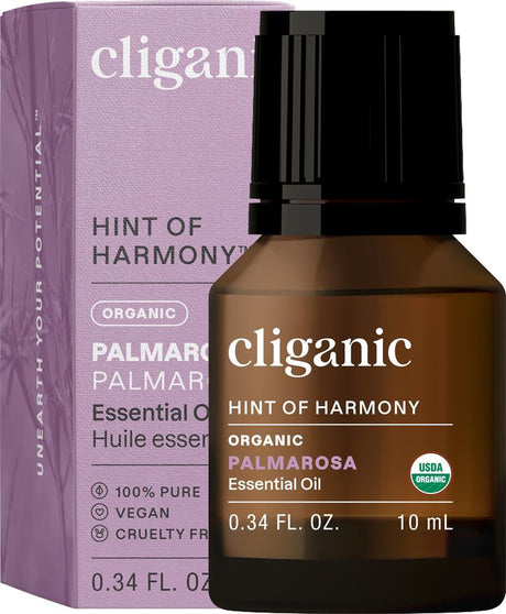 Cliganic Organic Palmarosa Oil 10ml - Greenlands Health Store
