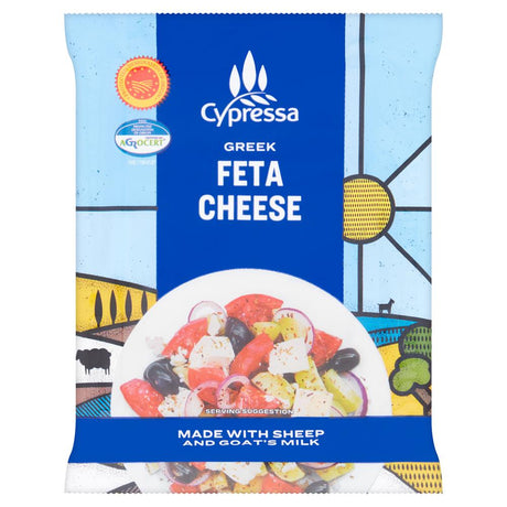 Cypressa Greek Feta - Greek PDO Feta soft cheese 200g - Greenlands Health Store