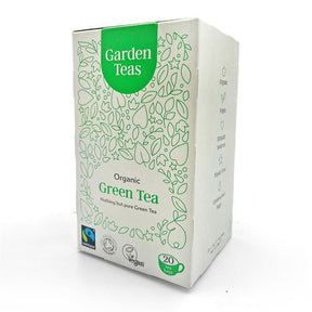 Organic Fairtrade Green Tea 20 Plastic Free Envelopes - Greenlands Health Store