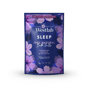 Westlab Sleep Bathing Salts with Jasmine & Valerian 1000g - Greenlands Health Store