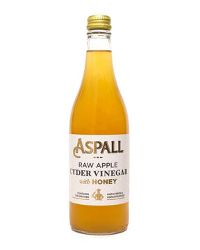 Aspall Raw Apple Cyder Vinegar with Honey 500ml - Greenlands Health Store