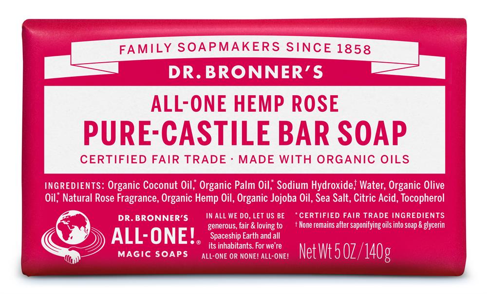 Org Rose Soap Bar 140g - Greenlands Health Store