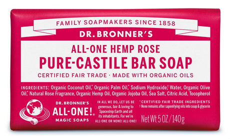 Org Rose Soap Bar 140g - Greenlands Health Store