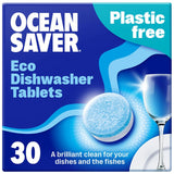 OceanSaver Plastic Free Eco Dishwasher Tabs 30 Pack - Greenlands Health Store