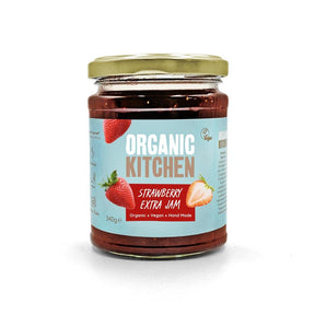 Organic Strawberry Extra Fruit Jam 340g - Greenlands Health Store