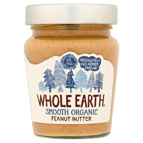 Whole Earth Smooth Organic Peanut Butter 227g - Greenlands Health Store