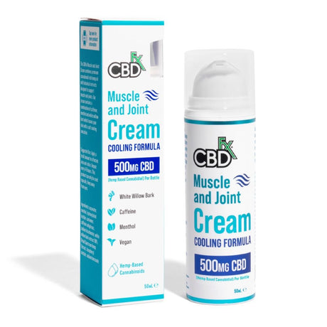 CBDfx 500mg CBD Muscle & Joint Cream 50mL - Greenlands Health Store