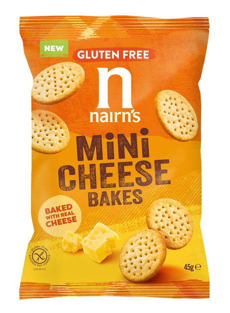 Nairn's Gluten Free Mini Cheese Bakes 45g - Greenlands Health Store
