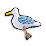 Plush Seagull squeaky soft dog toy. 1 medium toy - Greenlands Health Store