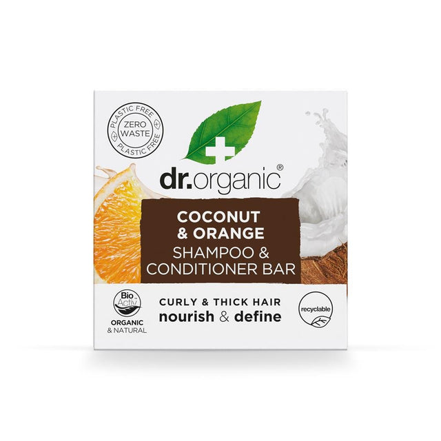 Coconut & Orange Shampoo/Conditioner Bar 75g - Greenlands Health Store