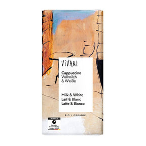 Milk White Cappuccino Chocolate Organic 100g - Greenlands Health Store