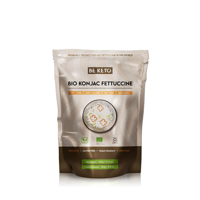 BeKeto Organic Keto Konjac Pasta Fettuccine 320g - Greenlands Health Store