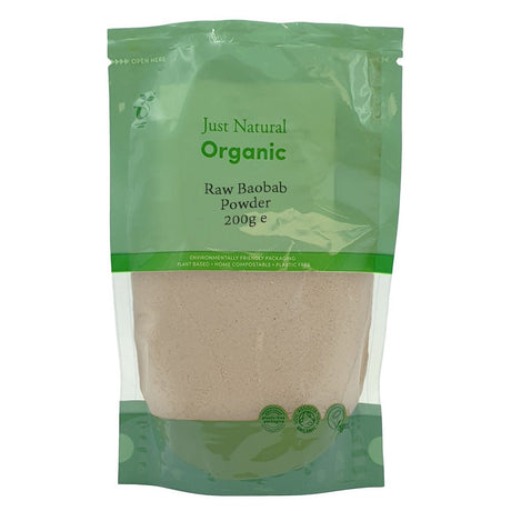 Organic Baobab Powder 200g - Greenlands Health Store